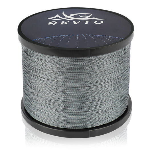 AKvto 4X编织PE线,1000YDS,散装线轴