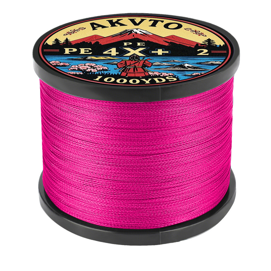 AKvto X4+2编织散装线轴 1000YDS