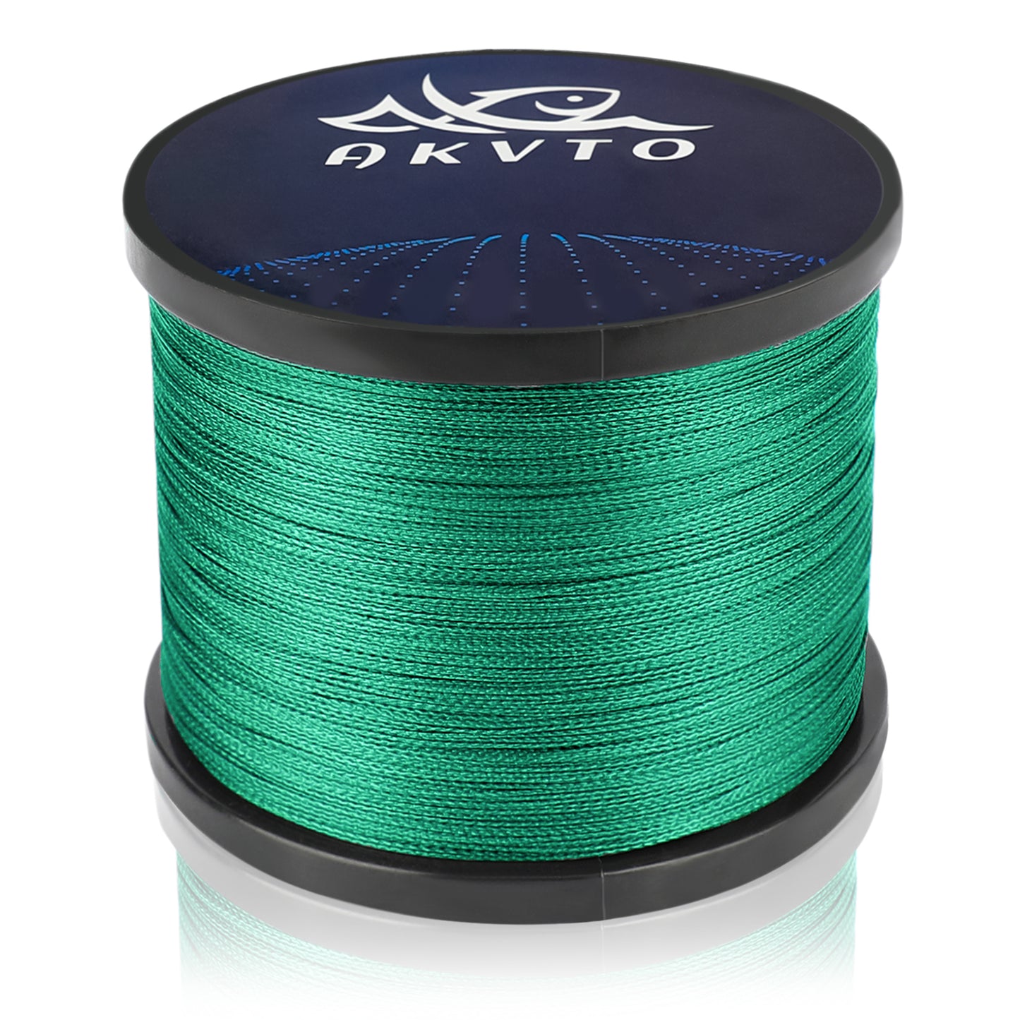 AKvto 4X编织PE线，1000YDS,散装线轴