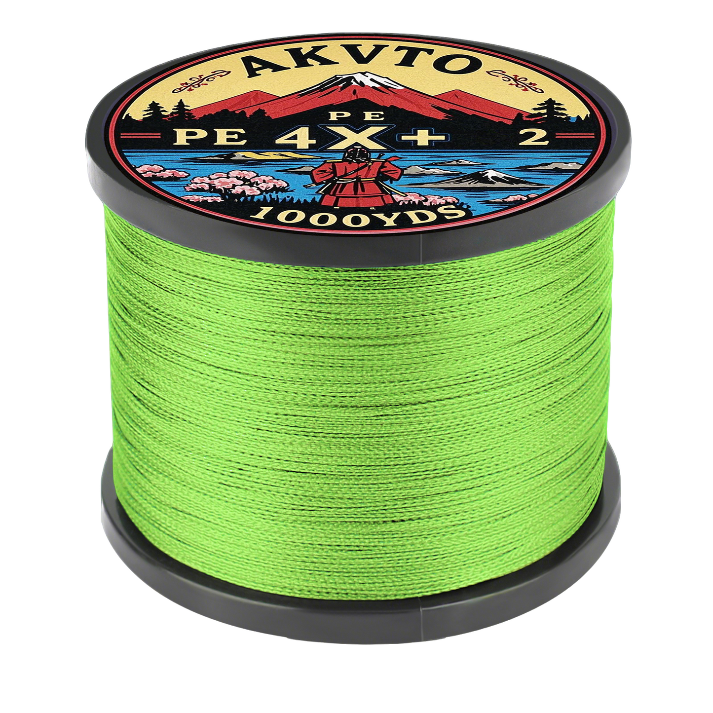 AKvto X4+2编织散装线轴 1000YDS