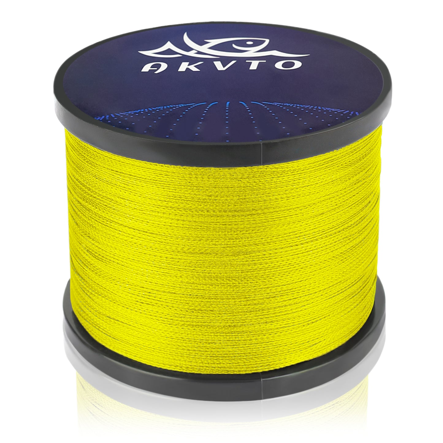 AKvto 4X编织PE线，1000YDS,散装线轴